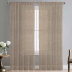 280CM DIOR SHEER CURTAIN - SAND - Image 2