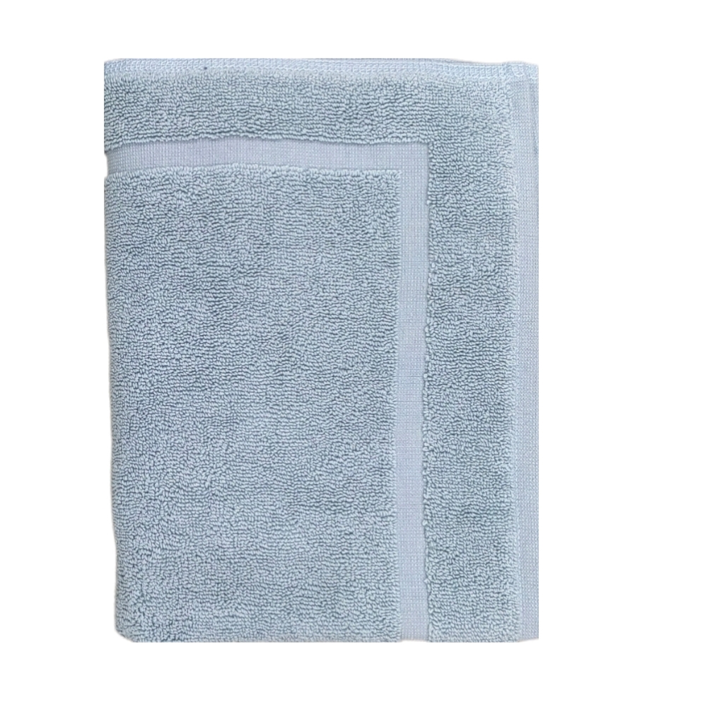 GLDBM5FDE.jpg GOLD BATH MAT 50 X 80-DUCK EGG - Image 1