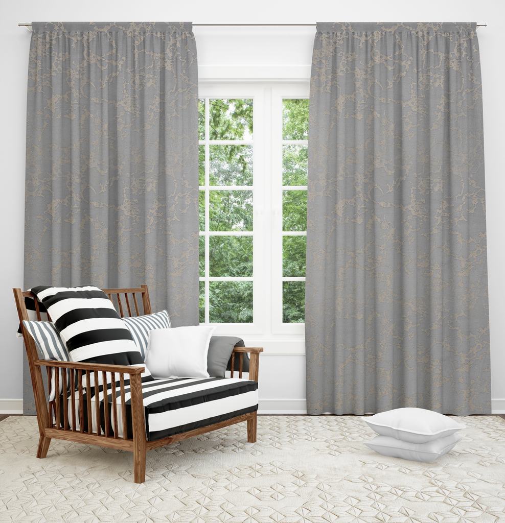GOS0015FB232.jpg 280CM VIRGO CURTAIN - GREY - Image 2