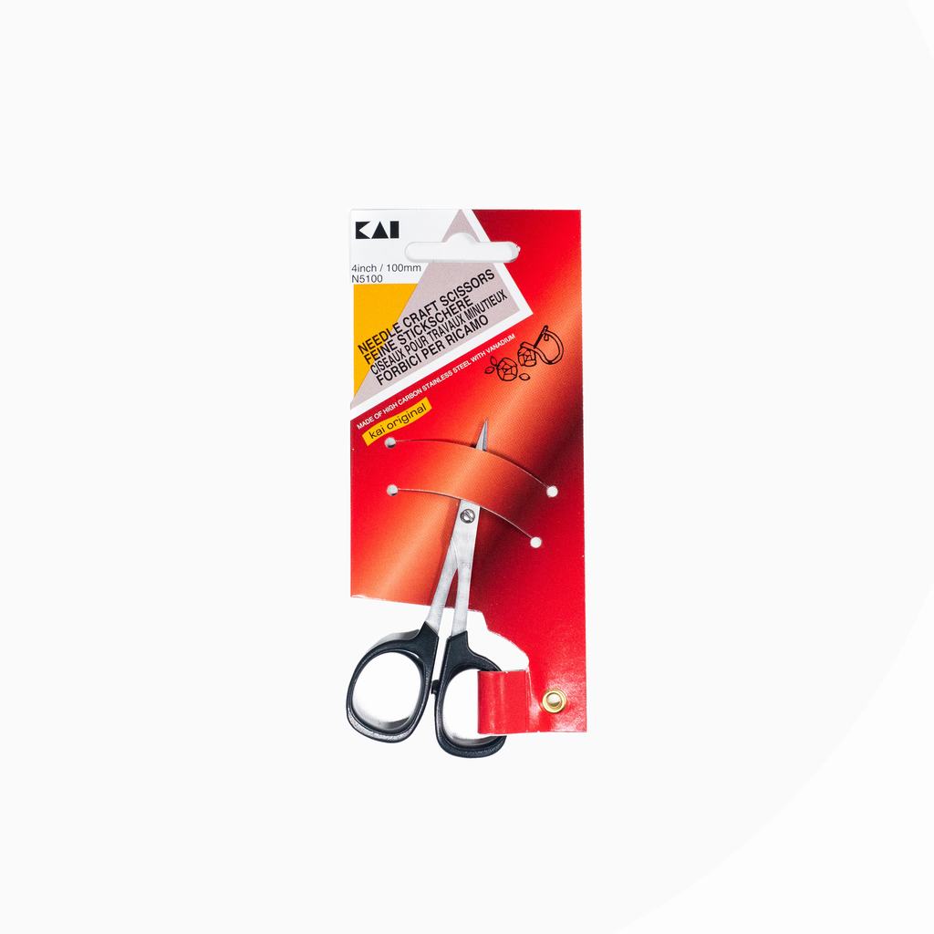 GRE5100231.jpg NEEDLECRAFT BLACK HANDLE 100MM 4IN - Image 1