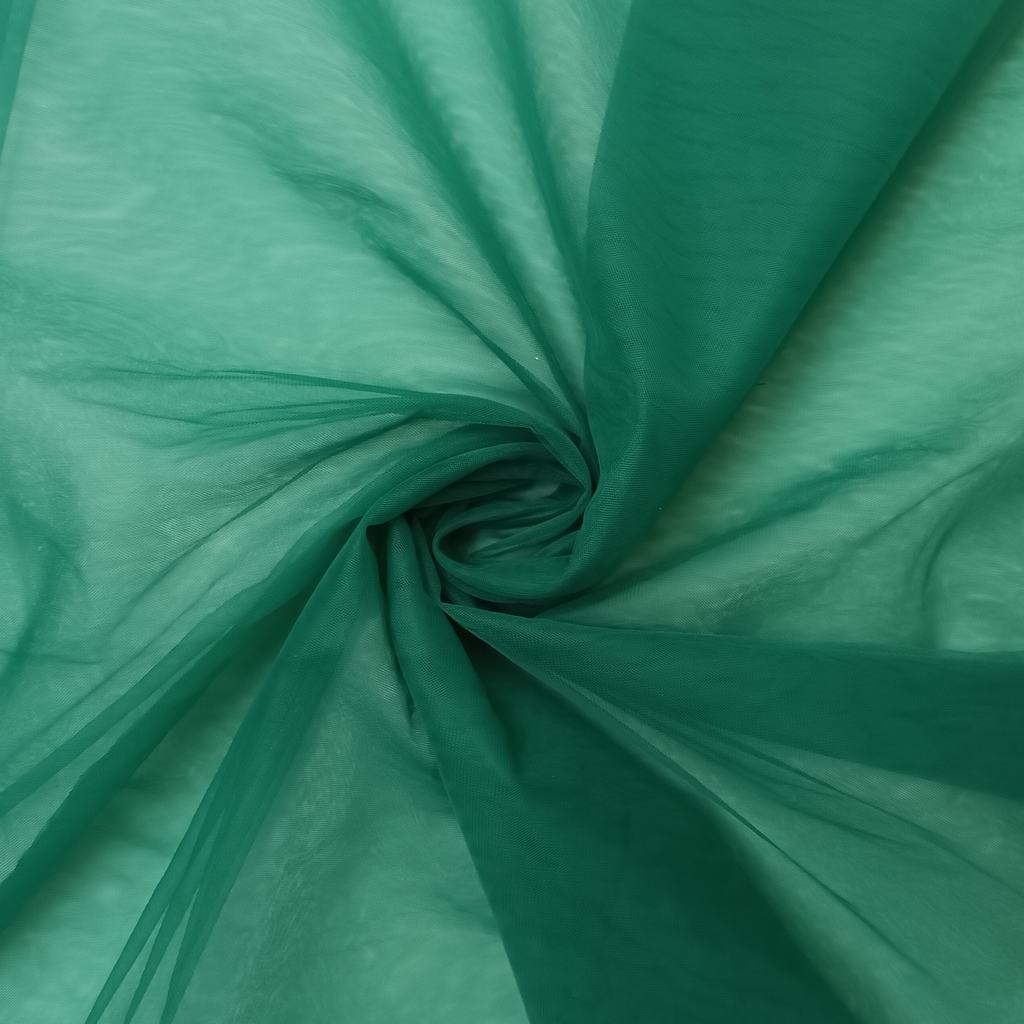 HAYAL5FBOTTLE20GREEN231.jpg 300CM QLTY TURKISH POLYESTER HAYAL TULLE - BOTTLE GREEN - Image 1