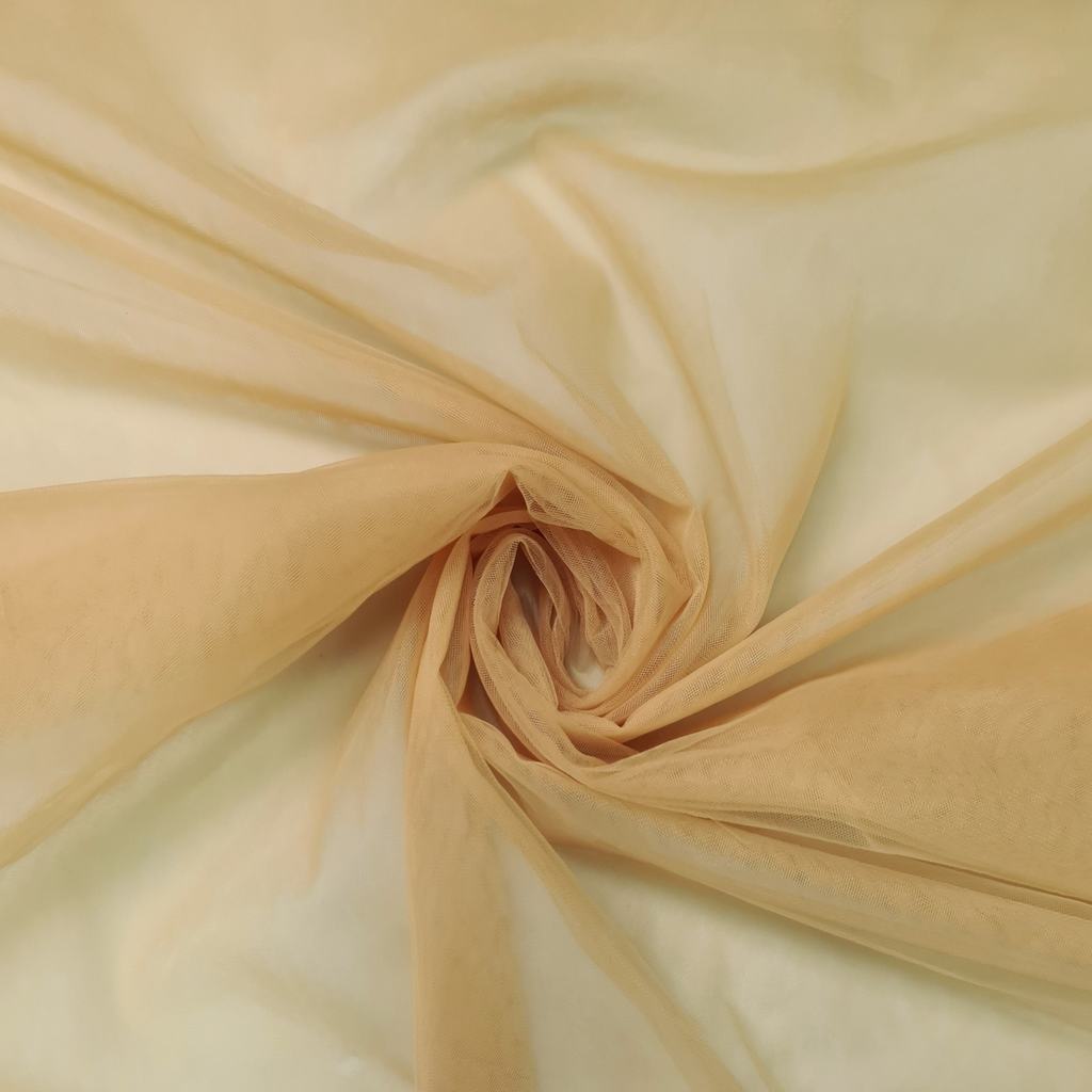 HAYAL5FGOLD231.jpg 300CM QLTY TURKISH POLYESTER HAYAL TULLE - GOLD - Image 1