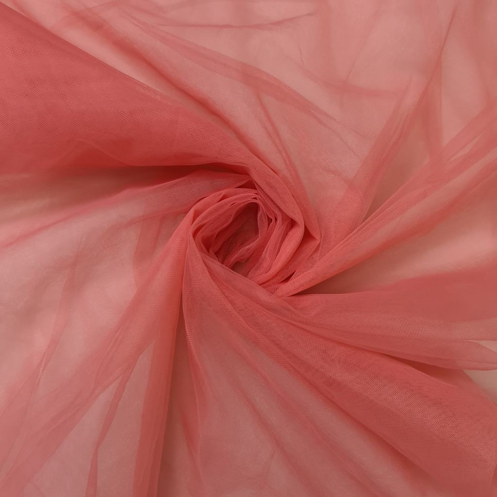 HAYAL5FGUAVA231.jpg 300CM QLTY TURKISH POLYESTER HAYAL TULLE - GUAVA - Image 1