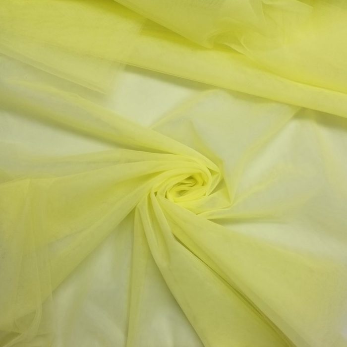 300CM QLTY TURKISH POLYESTER HAYAL TULLE - LEMON - Image 1