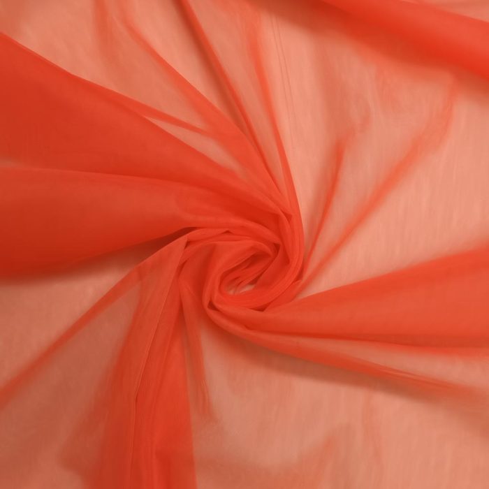 300CM QLTY TURKISH POLYESTER HAYAL TULLE - ORANGE - Image 1