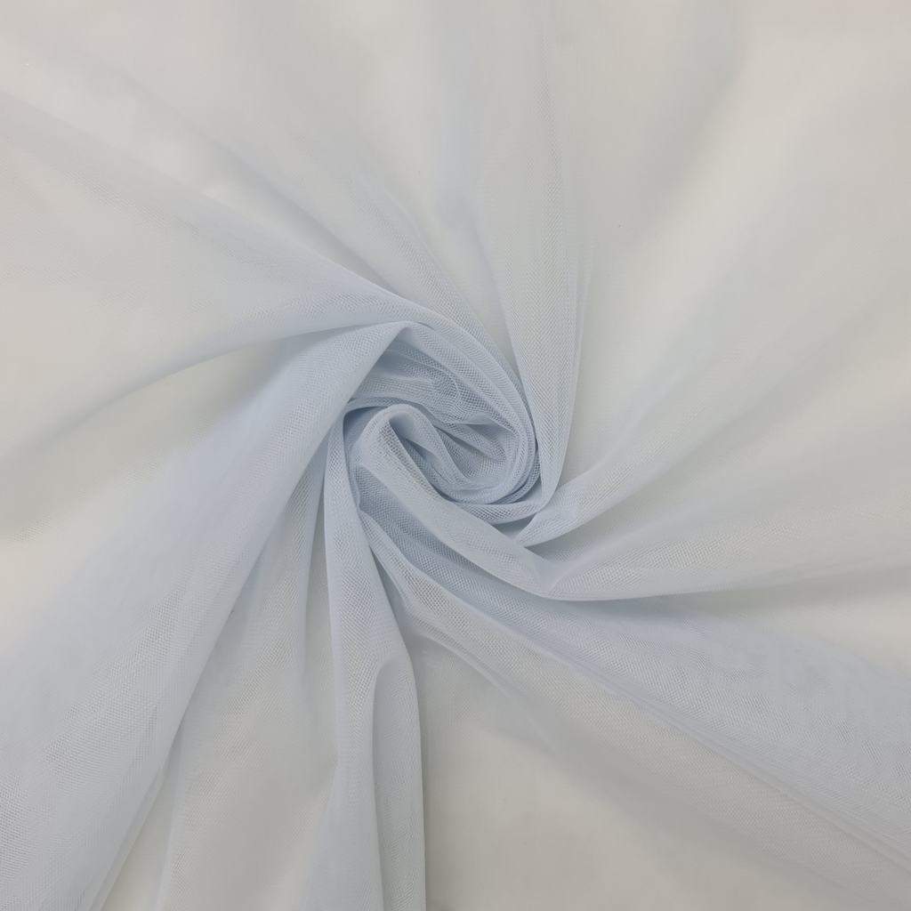 HAYAL5FPALE20BLUE231.jpg 300CM QLTY TURKISH POLYESTER HAYAL TULLE - PALE BLUE - Image 1
