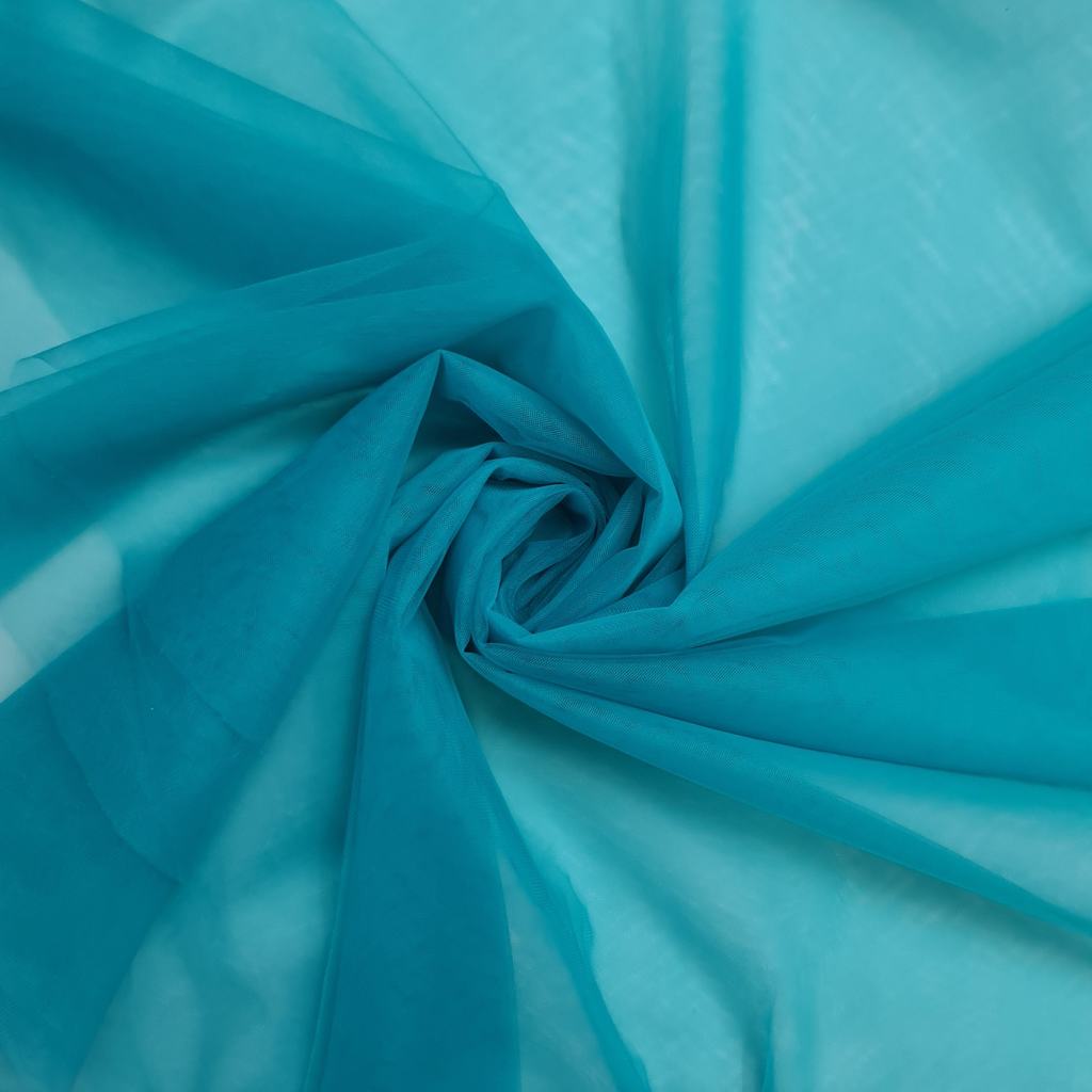HAYAL5FTURQUISE231.jpg 300CM QLTY TURKISH POLYESTER HAYAL TULLE - TURQUISE - Image 1