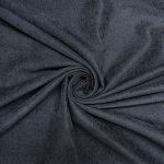140CM HAZAN UPHOLSTERY FABRIC-BLACK - Image 3