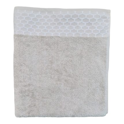 HONEY COMB BATH SHEET MUSHROOM
