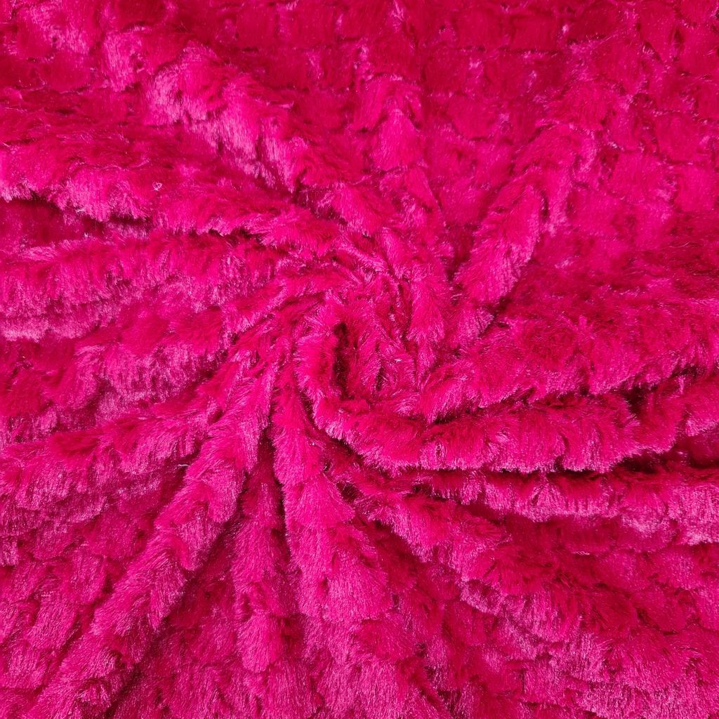 HCF5FRED.jpg 150CM CHINCHILA EMBOSS-RED - Image 1