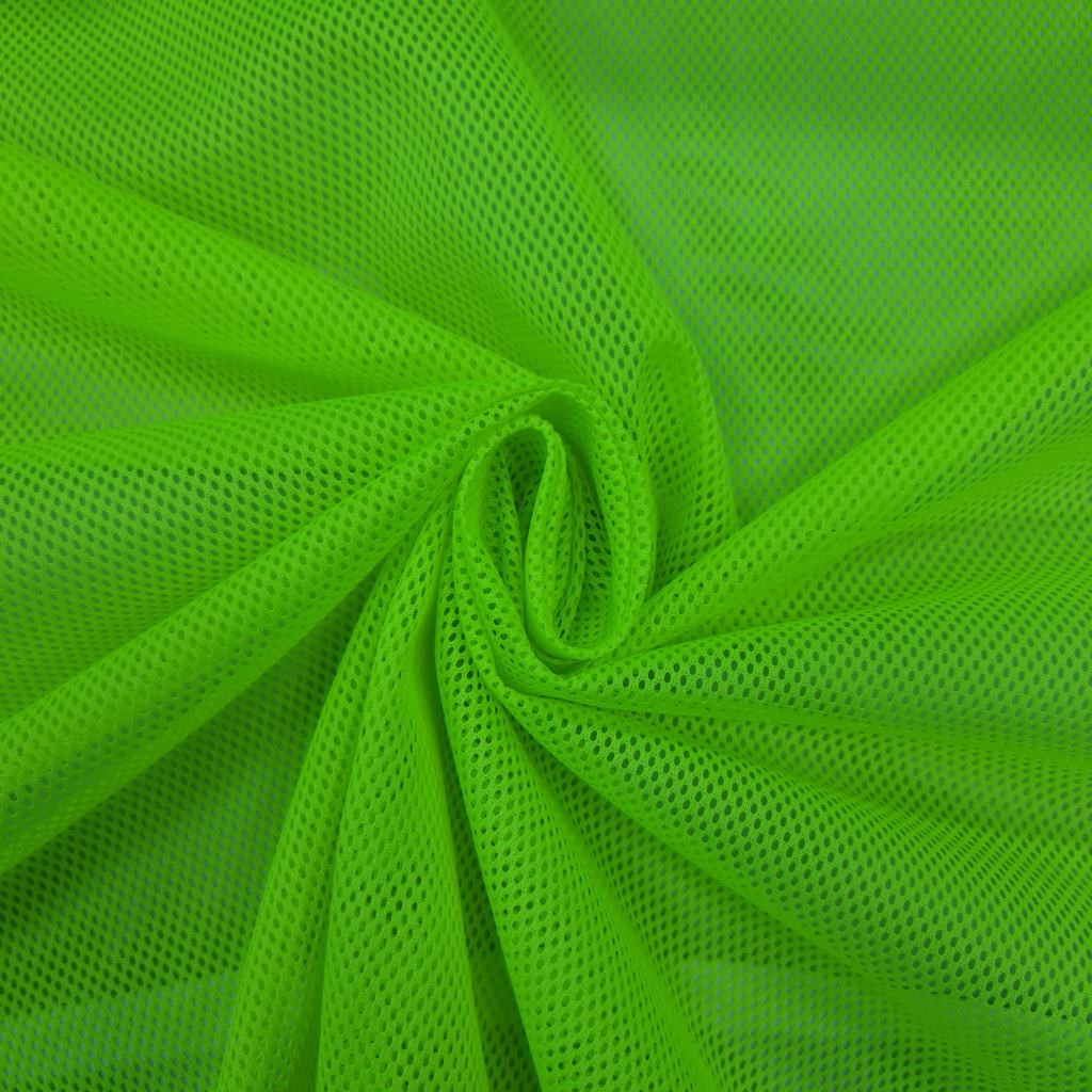 HI2DVIS5FNEON20GREEN.jpg PLAIN HI-VIS MESH (150CM)(NEON GREEN) - Image 1
