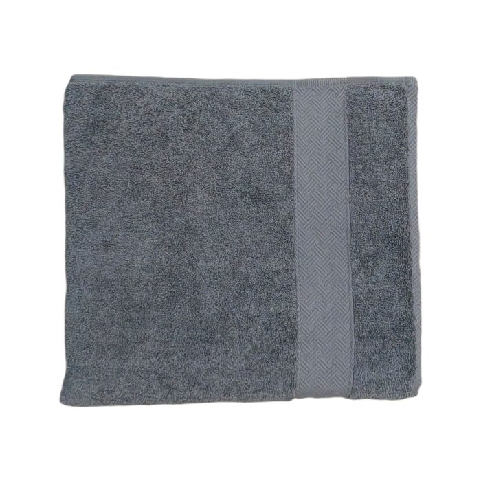 70X140 INDULGENCE BATH TOWEL CHARCOAL - Image 1