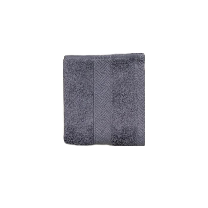 30X50 INDULGENCE GUEST TOWEL CHARCOAL - Image 1