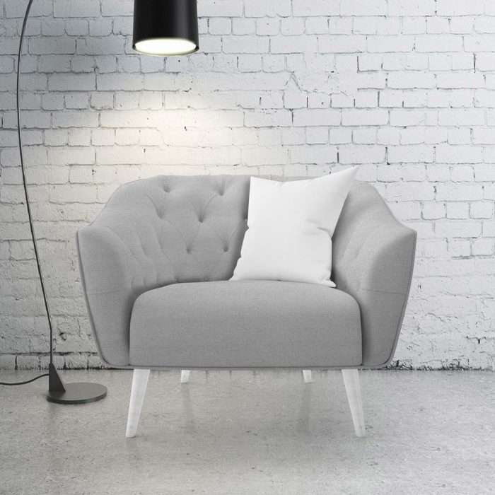 140CM JORDAN UPHOLSTERY - STONE - Image 2