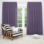 280CM WOVEN BLOCKOUT FABRIC - GRAPE - Image 2