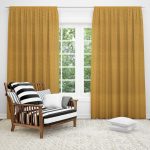 280CM WOVEN BLOCKOUT FABRIC - MUSTARD - Image 2