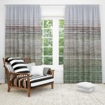 PRINTED CURTAIN JAQUARD - GREEN - Image 2