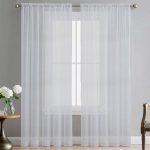 260CM KNITTED LINING CURTAIN - WHITE - Image 2