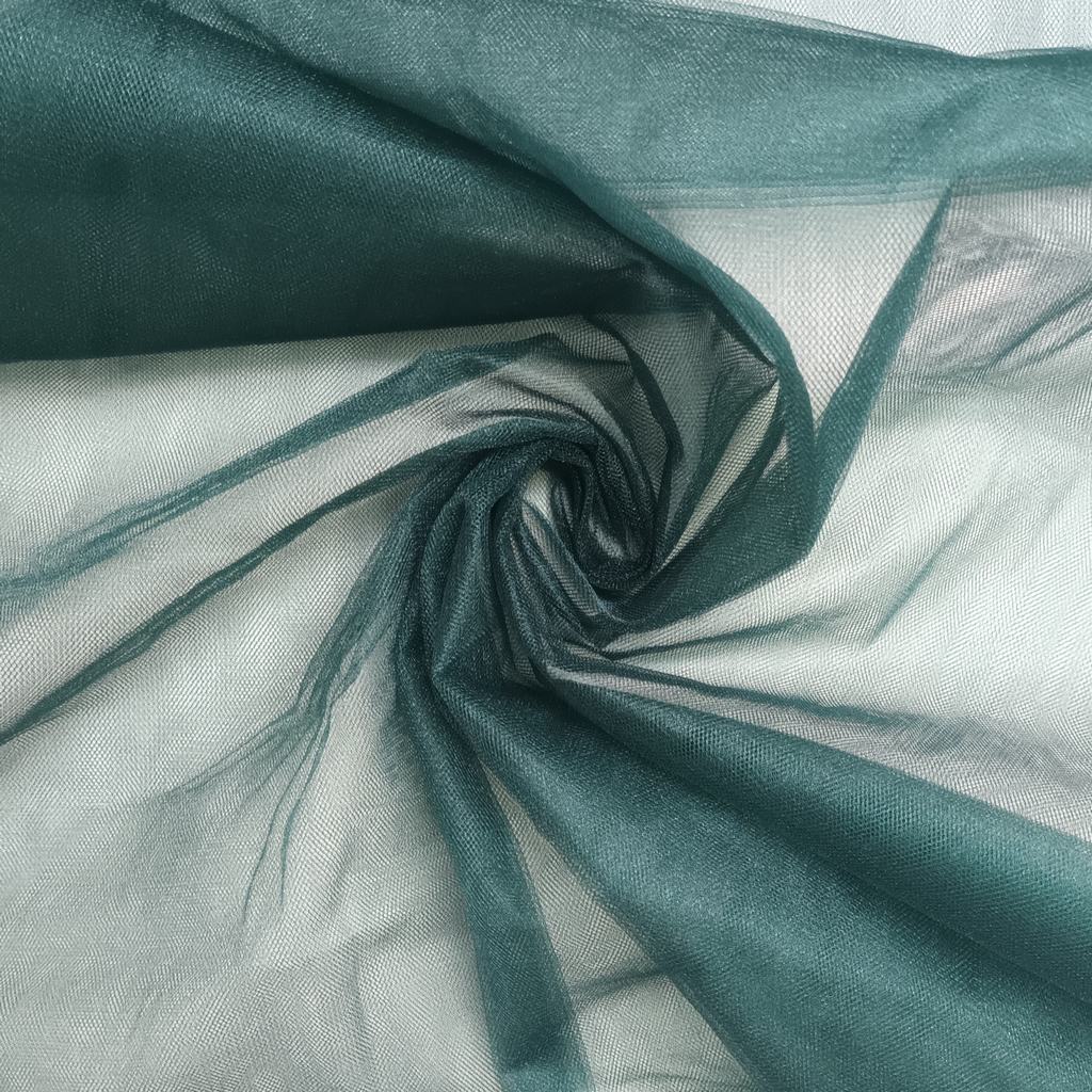 KRISTAL5FBOTTLE20GREEN231.jpg 300CM QLTY TURKISH POLYESTER TULLE - BOTTLE GREEN - Image 1