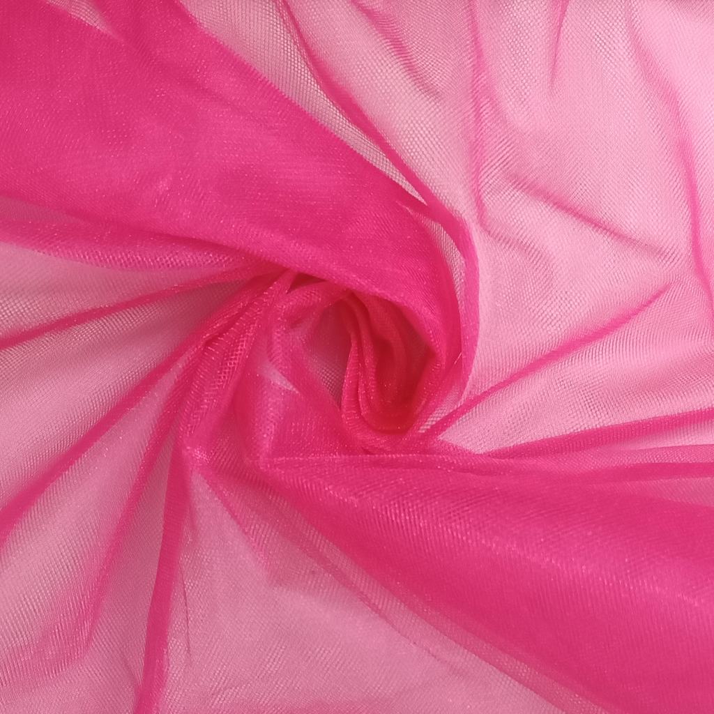 KRISTAL5FCERISE231.jpg 300CM QLTY TURKISH POLYESTER TULLE - CERISE - Image 1