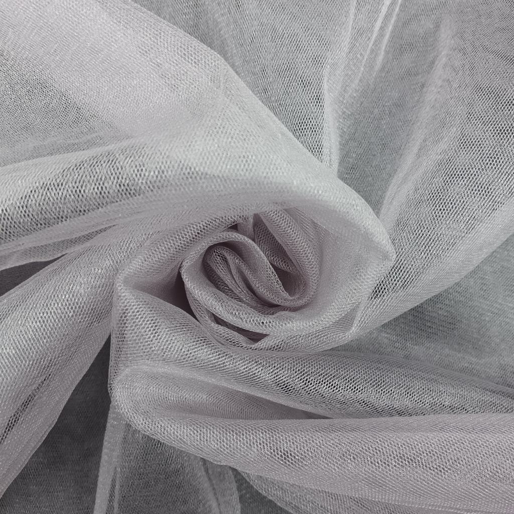 KRISTAL5FLT20MAUVE.jpg 300CM QLTY TURKISH POLYESTER TULLE - LT MAUVE - Image 1