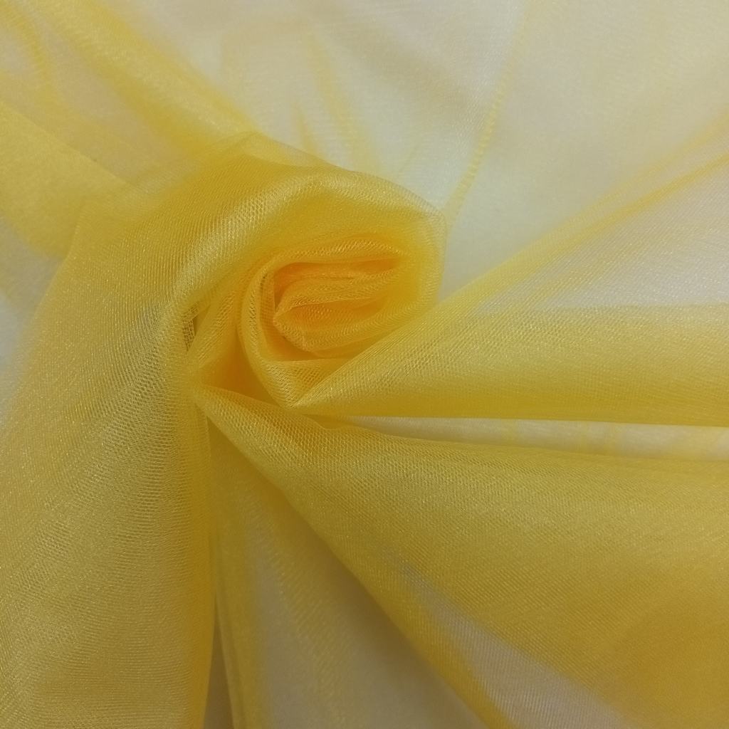 KRISTAL5FMUSTARD.jpg 300CM QLTY TURKISH POLYESTER TULLE - MUSTARD - Image 1
