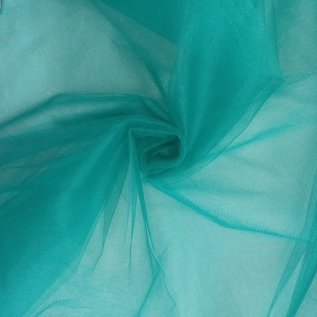 KRISTAL5FTURQUOISE20GREEN.jpg 300CM QLTY TURKISH POLYESTER TULLE - TURQUOISE GREEN - Image 1