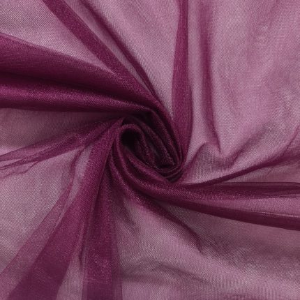 300CM QLTY TURKISH POLYESTER TULLE - WINE