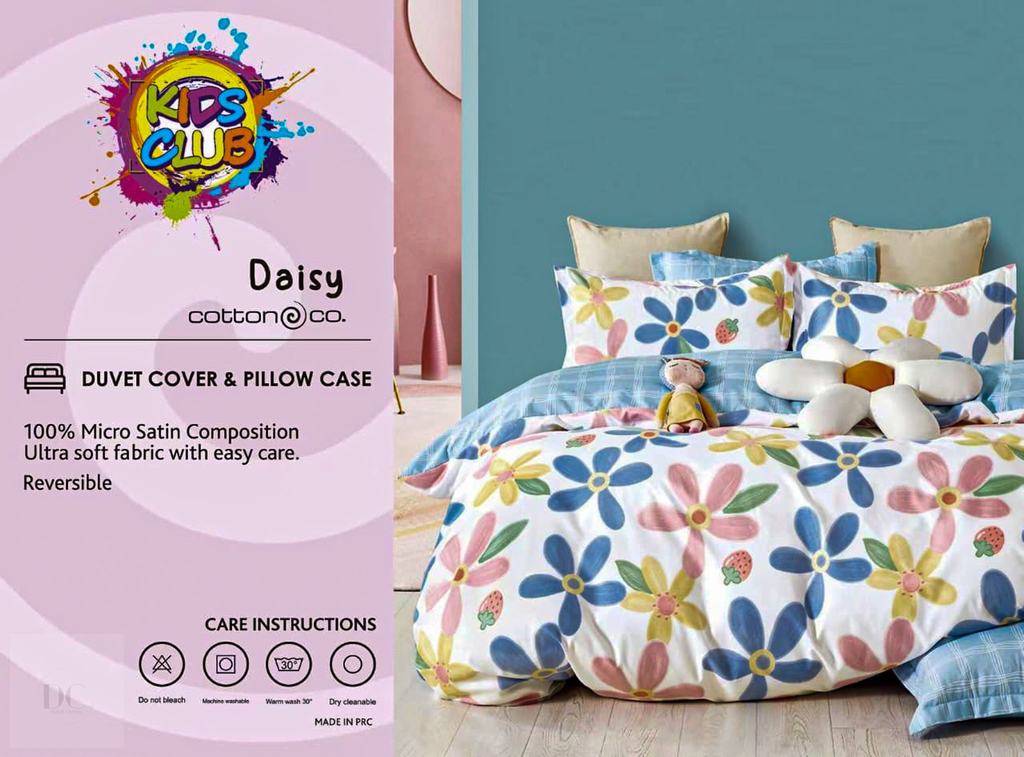 KSDC5FDS231.jpg KIDS DUVET COVER SINGLE - DAISY - Image 1
