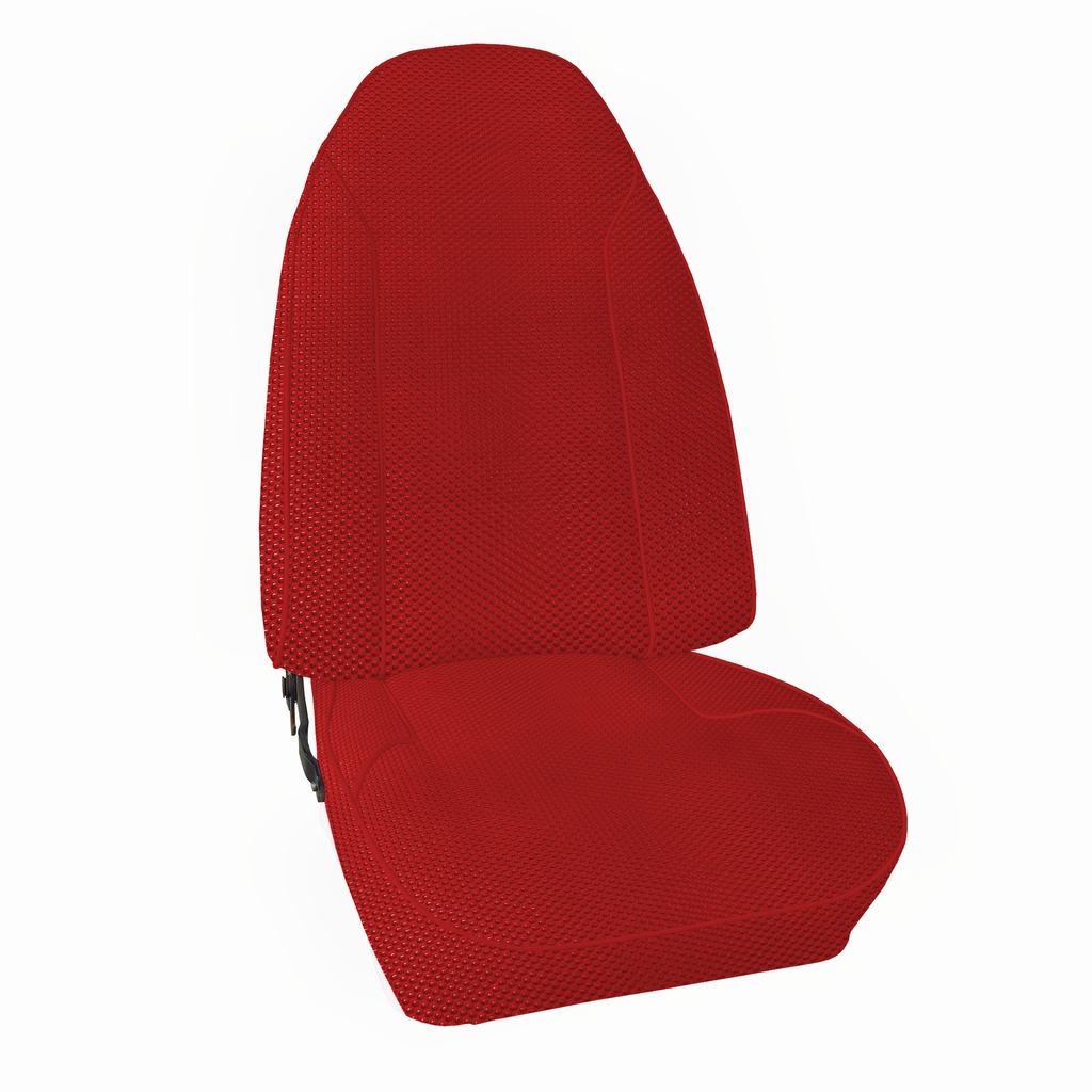 L2DCU15FRED232.jpg HONEYCOMB CAR UPHLOSTERY - RED - Image 2
