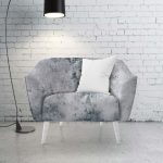 140CM EDEN MYSTIQUE GRANITE SLUB VELVET - Image 2