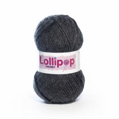 LOLLIPOP CHUNKY 100G DARK GREY