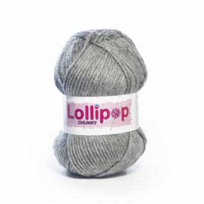 LOLLIPOP CHUNKY 100G - LT GREY