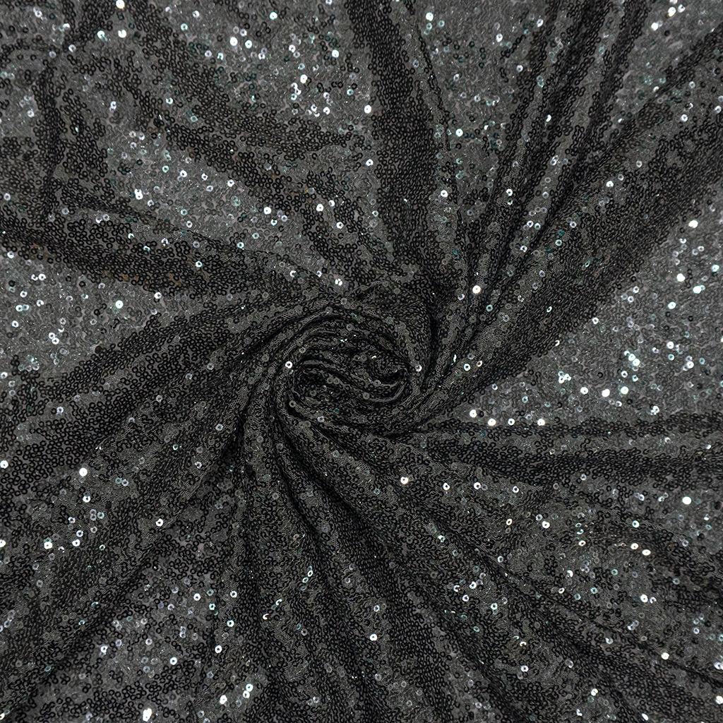 M2DST5FCHARCOAL20GREY232.jpg 115CM SEQUINS TULLE - Image 2