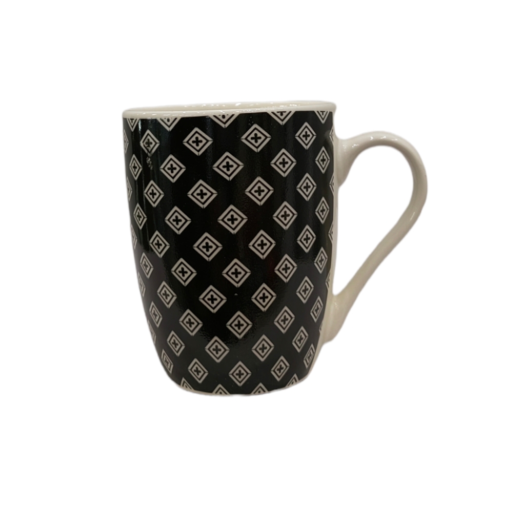 MB2D243595F4.jpg MUG - DIAMONS BLK MUG - Image 1