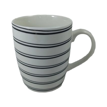 MUGS STRIPE WHITE