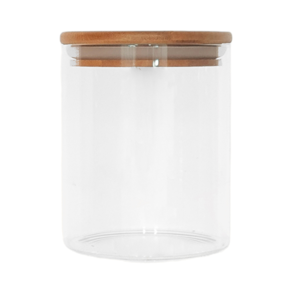 MB2D25233.jpg CANISTER WITH WOODEN LID - Image 1