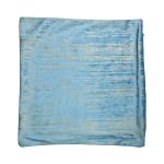 CUSHION COVER SUEDE PRINT TEAL