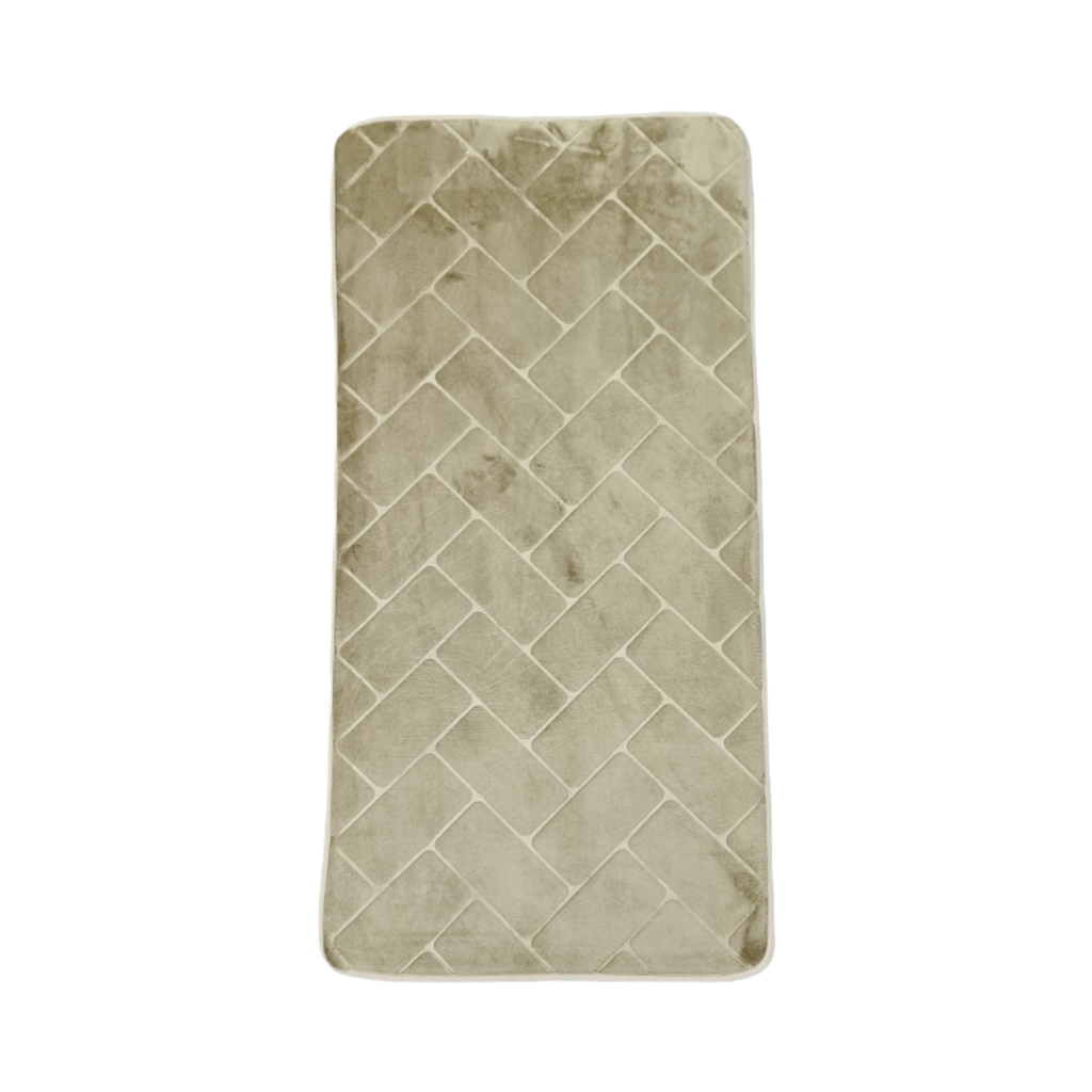 MBAT2DA5FBE20.jpg 60 X 120 MEMORY BATHMAT ATHENS BEIGE - Image 1