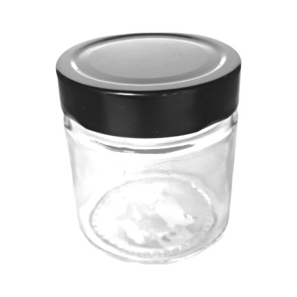 180ML MODERN GLASS JAR WITH LID