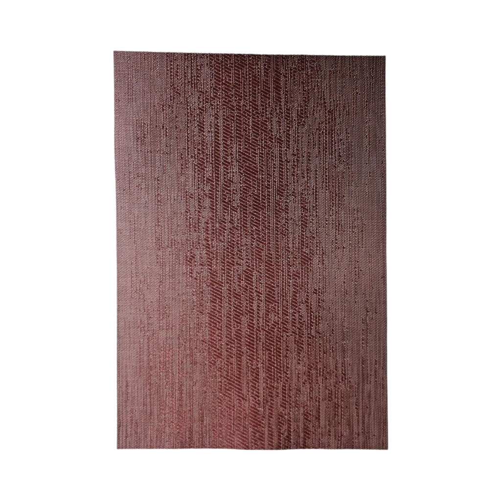 MM2DPM5F10231.jpg PLACEMAT WITH GLASS PRINT BURGANDY BROWN 24471 - Image 1