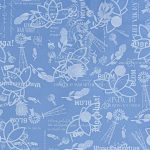 140CM PRINTED VINYL-NAVY