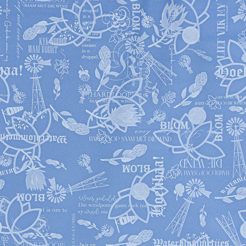 MP2DVINYL235F26231.jpg 140CM PRINTED VINYL-NAVY - Image 1