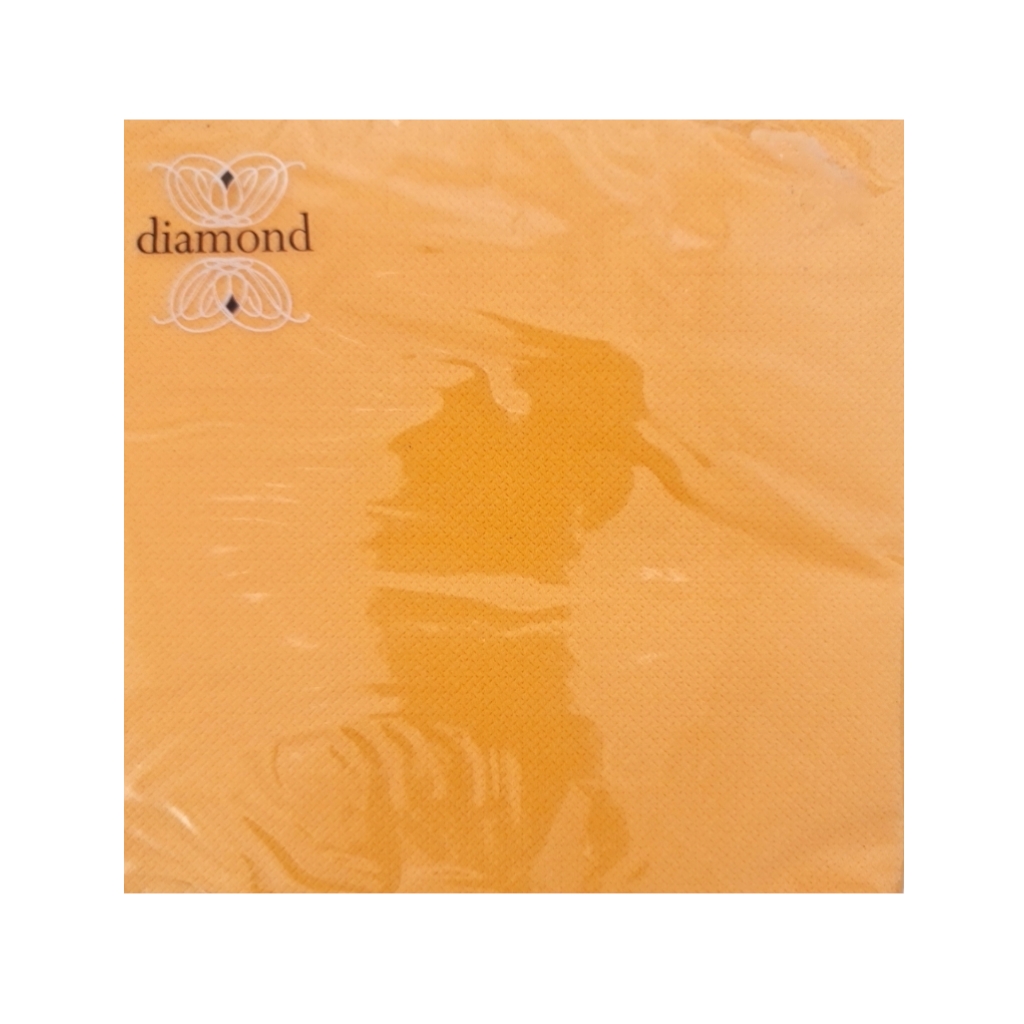 MS2DPLS5F2.jpg PLAIN SERVIETTES ORANGE - Image 1