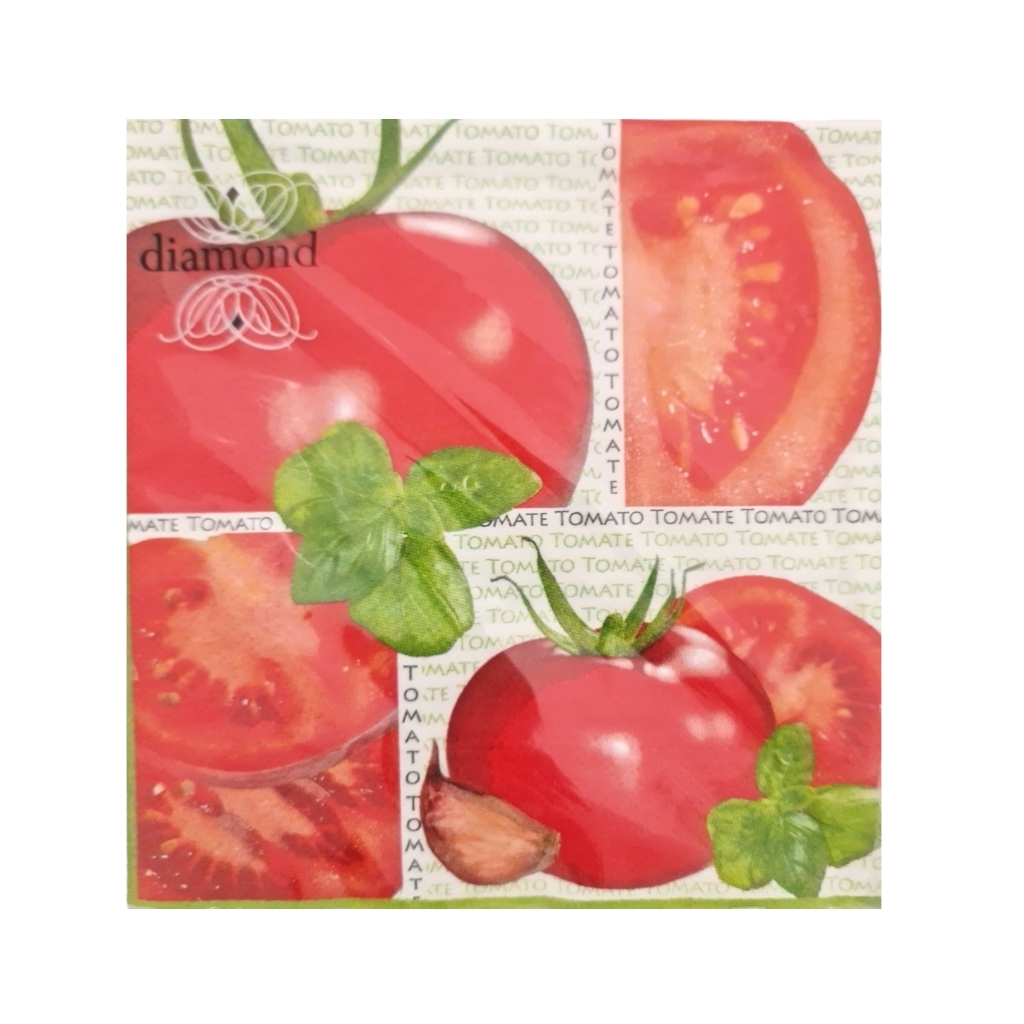 MS2DPRS5F22.jpg PRINTED SERVIETTES POMODORO - Image 1
