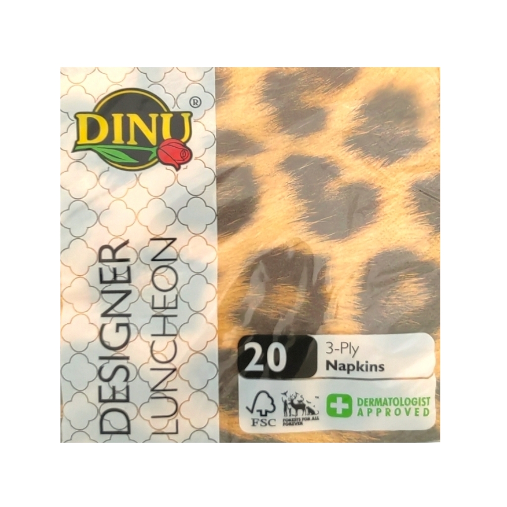 MS2DPRS5F4.jpg PRINTED SERVIETTES AFRICAN SUNSHINE - Image 1