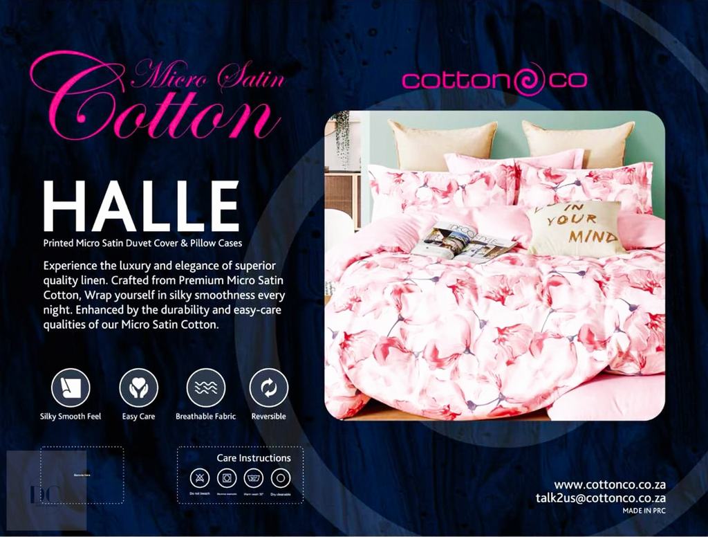 MSDDC5FHA231.jpg MICRO SATIN DUVET COVER DOUBLE - HALLE - Image 1