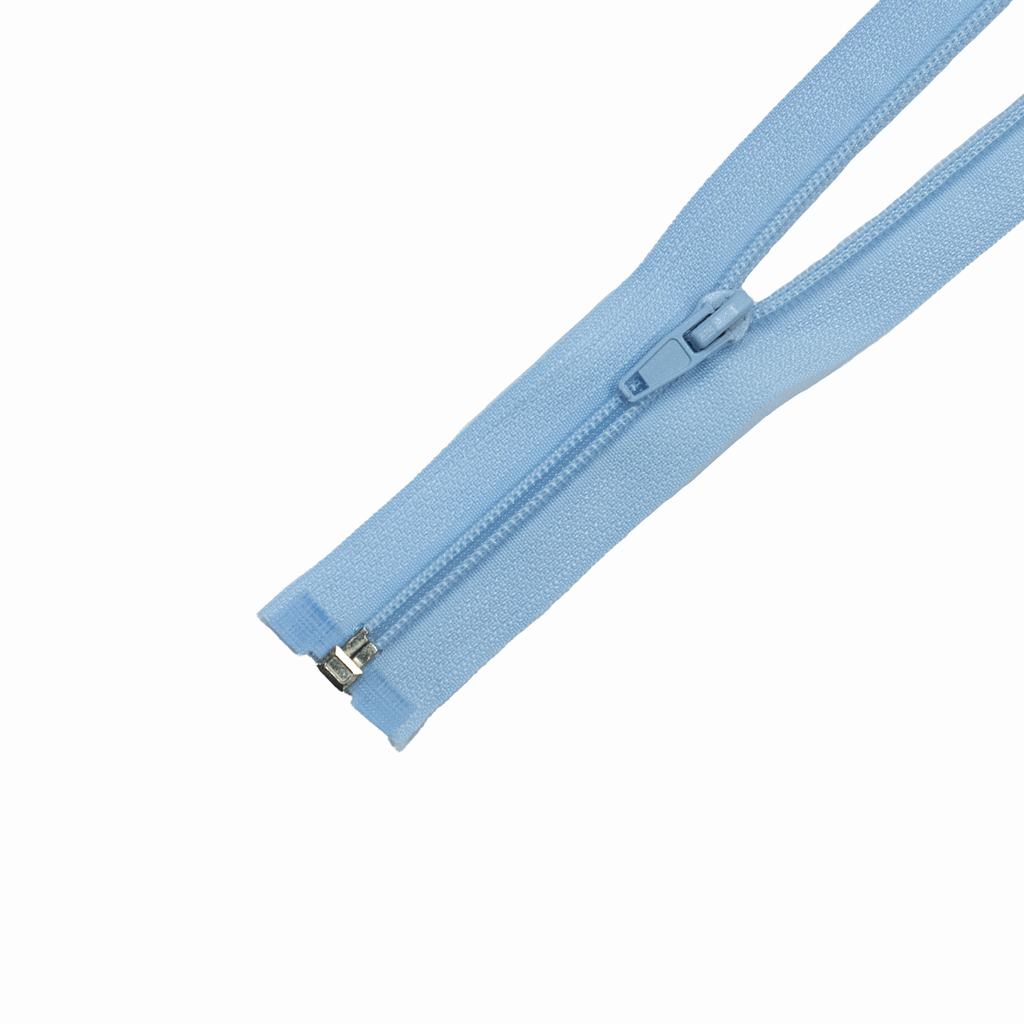 OEZ305FLB231.jpg 30CM OPEN END ZIP LT, BLUE - (16) - Image 1