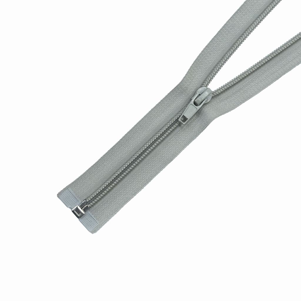 OEZ405FLG231.jpg 40CM OPEN END ZIP - LIGHT GREY - (5) - Image 1
