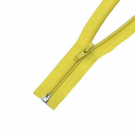 60CM OPEN END ZIP - YELLOW - (11)